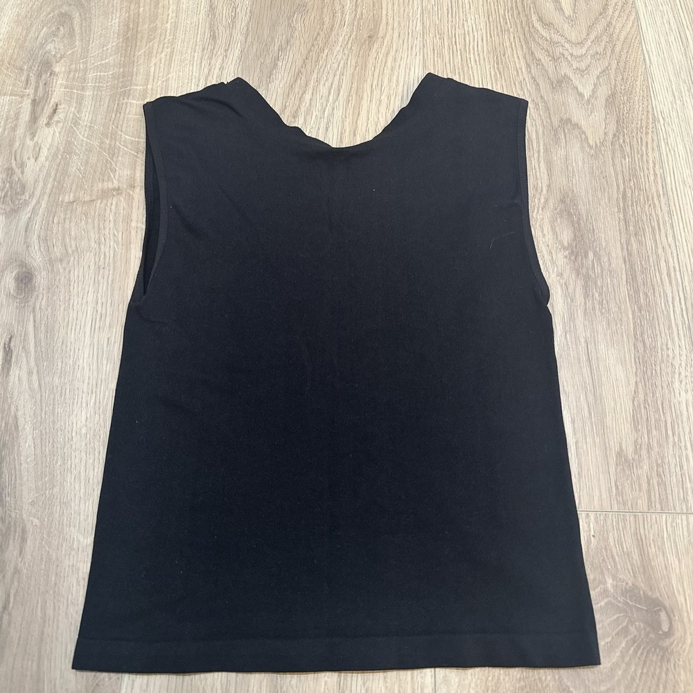 Free People Intimately Black Tank Womens Size XS/S Athletic Crop Top Stretch EUC